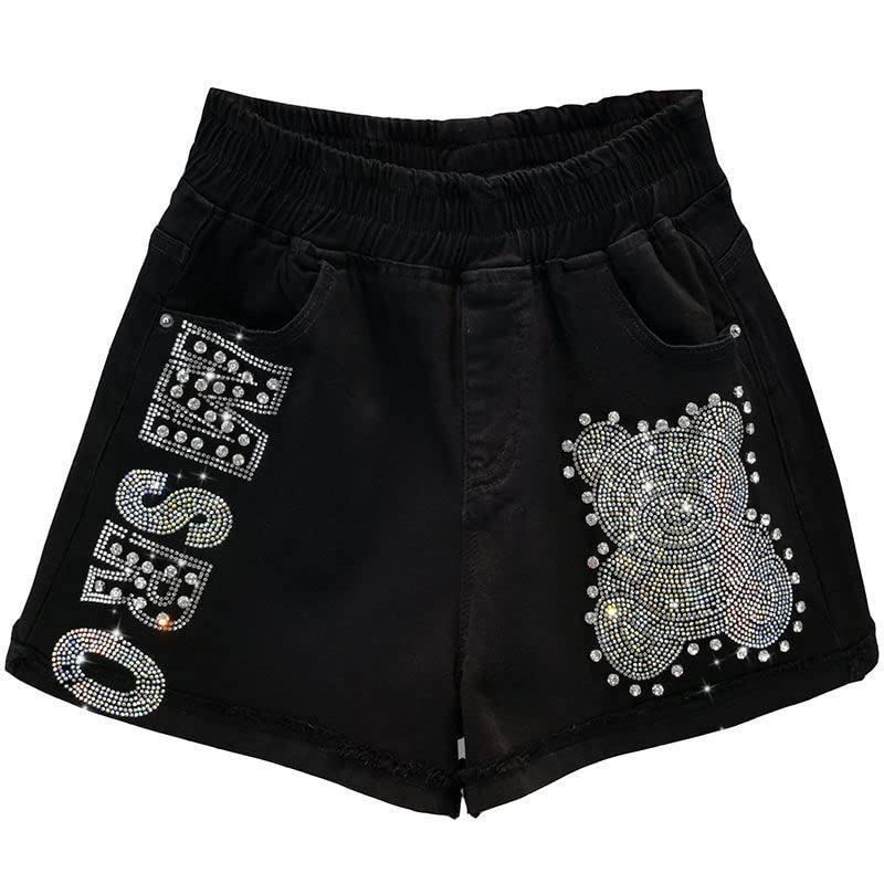 Short Femmes Pantalon Chaud De La Taille Haute Extension Noire