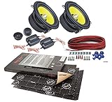 Profi Einbauzubehör von Carmedio für Mercedes Vito W639 inkl. Lautsprecherringe, vergoldete Kabelschuhe, Kabel, Adapter und Schrauben