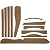 ROCKLER Adirondack Chair Plans with Cardboard Templates – Easy-to-Build - Classic Adirondack Chair Plan Only -Includes Step-by-Step Instructions for Entire Construction Process – Made in USA