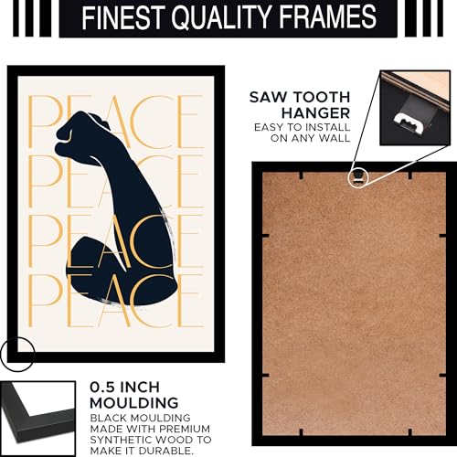 Image of BLINKART Trendy Abstract Wall Art Painting Print Design | Aesthetic Wall Decor Photo Artwork Frame Decoration Hanging For Home Bedroom Living Room Office Wall Decor | T068 | 13x10 Inches