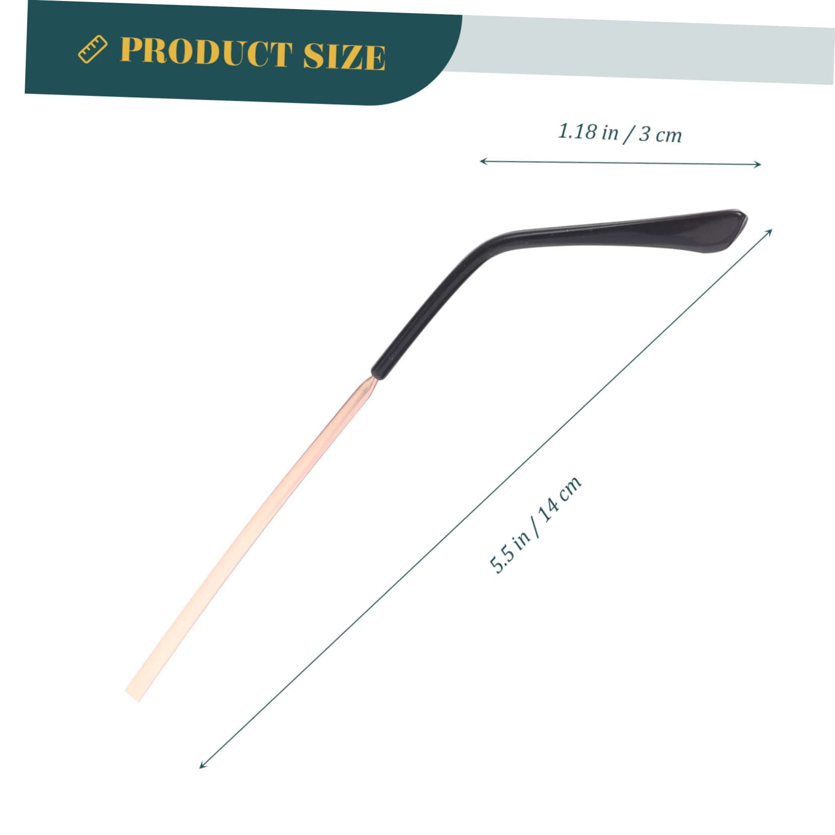 minkissy 15 Paare Brillenbeine Brillenbügel Brillenarm Brillenzubehör Ersatzbrille Bügel Teile für Sonnenbrille schnapsgläser Brillenreparaturset Ersatz-Brillenrahmenbügel Metall