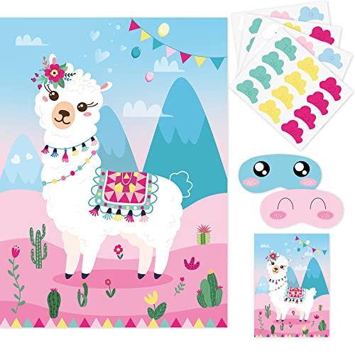 Image of Pin The Tail on The Llama Game