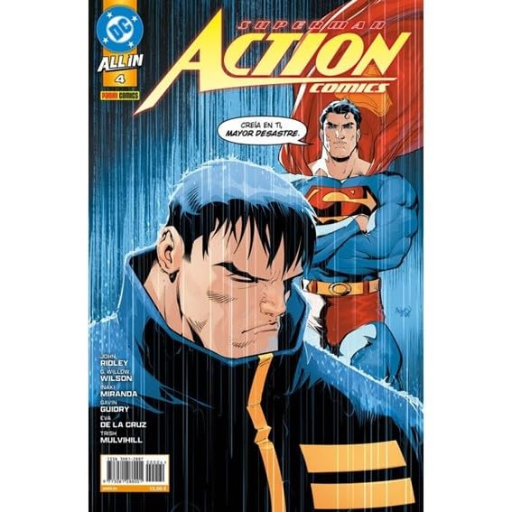 PANINI - All In Action Comics 4 | Cómic en Español | Superman frente al regreso del Mayor Desastre | 120 pág. Comic‑Book con lomo