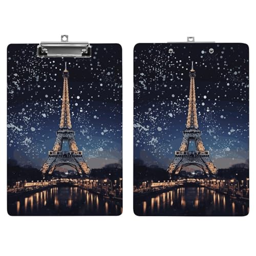 Porte-bloc acrylique Tour Eiffel robuste de qualité premium - 7