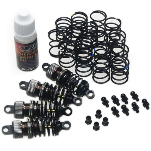 Yeah Racing Shock-Gear 55mm Damper Set for 1/10 RC Touring Car GunMetal