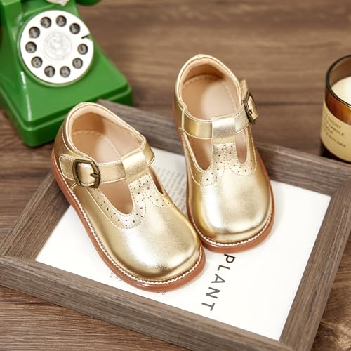 Image of Otter MOMO Toddler /Little Girls Mary Jane Slip-on School Uniform Party Dress Shoes
