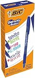 boligrafo bic borrable La tinta en gel de estos bolígrafos BIC Gel-ocity Illusion se desvanece sin dejar rastro al borrarla con la goma de su extremo superior