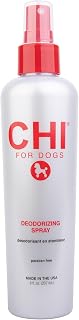 CHI for Dogs Unscented Deodorizing Spray - Refresh Coats, Reduce Odors & Moisturize Fur Between Baths for Puppies & Sensitive Dogs, 8oz