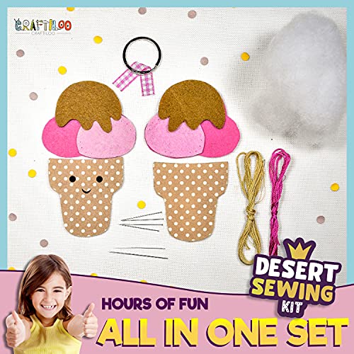 12-Pre-Cut-Mini-Treats-Dessert-Fun-Kids-Sewing-Kit-for-Kids-Ages-8-12-Children-Beginners-Sewing-kit-kid-crafts-Make-Your-Own-Felt-Pillow-Plush-Craft-Kit-Girls-and-Boys-Art-Craft-Kits-Learn-to-Sew-Kit 12-Pre-Cut-Mini-Treats-Dessert-Fun-Kids-Sewing-Kit-for-Kids-Ages-8-12-Children-Beginners-Sewing-kit-kid-crafts-Make-Your-Own-Felt-Pillow-Plush-Craft-Kit-Girls-and-Boys-Art-Craft-Kits-Learn-to-Sew-Kit