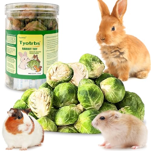 Snack para conejos con coles de Bruselas liofilizadas miniatura 1