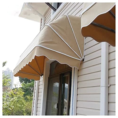 Toldo de poliéster impermeable amarillo que bloquea nieve y lluvia 2