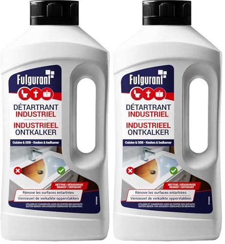 Tartre et rouille incrustés détartrant industriel Fulgurant douche