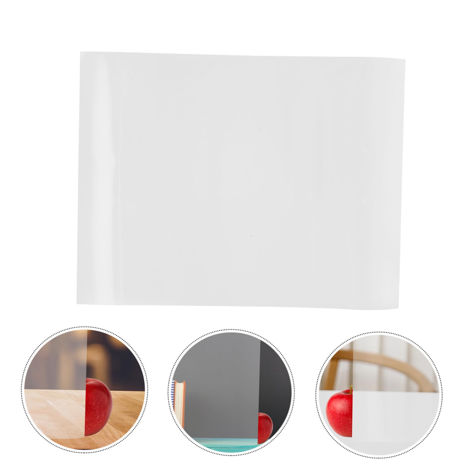 BESPORTBLE Feuille Lenticulaire Invisible Pet Légère et Flexible pour Accessoires de Magicien, Bouclier D'invisibilité Blanc Adapté aux Performances sur Scène