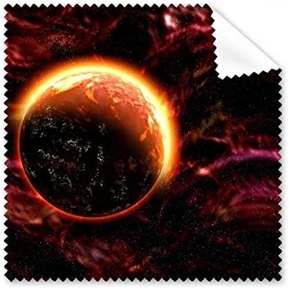 Red Planet Dark Universe Art Deco Gift Fashion Cleaning Cloth Phone Screen Glasses Cleaner 5pcs image 2
