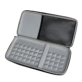 Hermitshell Podróżna EVA Etui ochronne Pokrowiec Kompaktowy rozmiar dla Logitech K810 920-004292 K811 920-004161 Bluetooth klawiatura iPad/tablet/Samsung Galaxy Tab/Fire HD/Apple iPad Mini Air Pro/Microsoft Surface