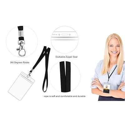 PVC Waterproof Vertical ID Card Holder - View #6