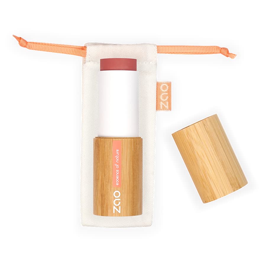 Blush Stick Rechargeable ZAO Rose Coquelicot Maquillage Bio