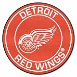 FANMATS 18871 NHL Detroit Red Wings Roundel Mat , 27" Diameter