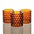 Richland Amber Chunky Honeycomb Glass Votive & Tealight Candle Holder Set of 6