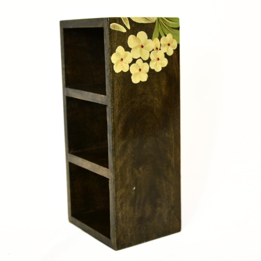 Handcrafted Wooden Wall Shelf, Compact & Stylish Storage – WD-31-A-image-32