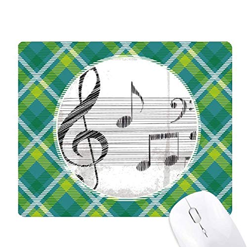Tapis de souris classique verte grille pixel modulaire pour ordinateur