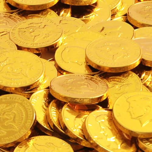 Gold Chocolate Coins, 200 Pack of Gold Chocolate Coins Bulk, Ideal Coin Candy for Themed Parties, Events and Celebrations, Perfect for Gift Bags and Festive Decorations, Christmas and. - image 7
