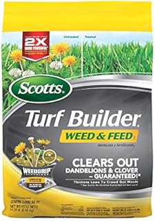 Scotts Turf Builder Weed and Feed 3; Covers up to 5,000 Sq. Ft., Fertilizer, 14.29 lbs.