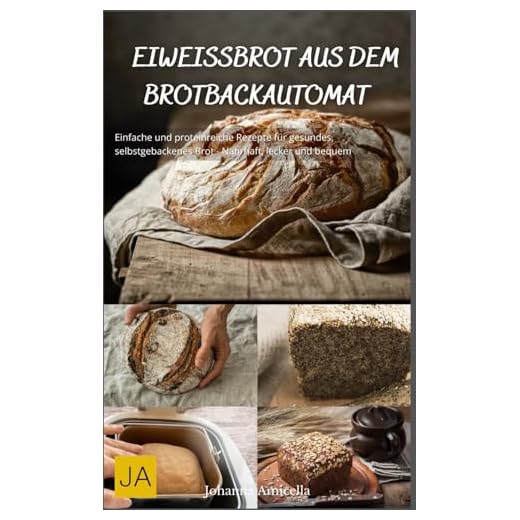 Eiweißbrot-Rezepte für Brotbackautomat, proteinreich und einfach