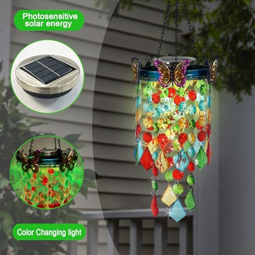 Lanternes solaires extérieur papillon, le cadeau déco idéal pour jardin - 3