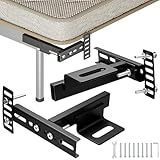 Otoolling Heavy Duty Adjustable Headboard Brackets for Metal Bed Frame (2 Pack) Universal Headboard and Footboard Extension Kit for Twin Full King Queen Bed,Steel Mounting Hardware with Tools Included