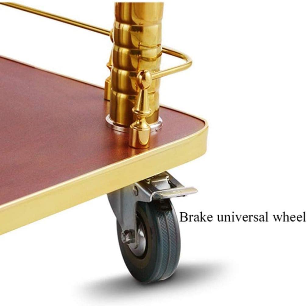 Carrito de Servicio de Bar para Hotel, Restaurante, carros de Almacenamiento de Cocina, carros de Servicio, Carrito de Comedor Europeo, Carrito de Vino móvil para Restaurante, Acer