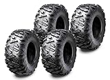 Full Set WANDA ATV tires 25x10-12 Bighorn Style fit 05-06 Kubota RTV 900