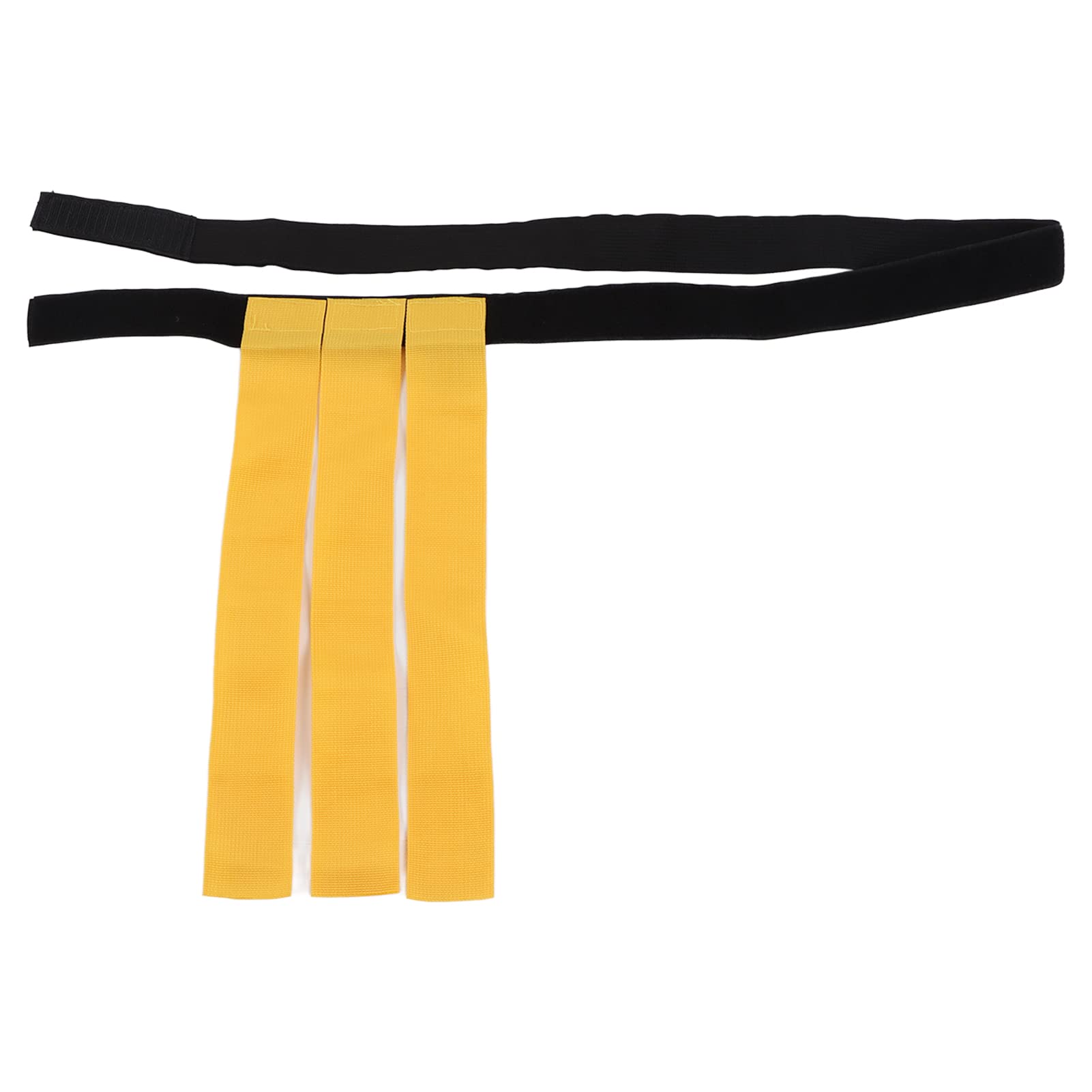 Football Waist Belt Flag, Flag Football Belts Flags for Flag Football Tag Football Competition Training Waistband Flag Outdoor Sports Pulling Ribbon(yellow)