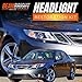 BEAM BRIGHT Ceramic Headlight Restoration Kit – Car Headlights Cleaner & Restorer for Cloudy, Yellowed Headlights - with UV Protection for Durable Clarity & Shine - No Power Tools Needed