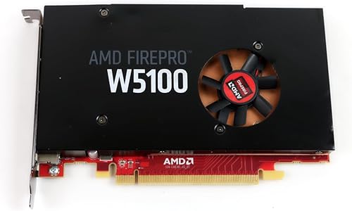 AMD FirePro W5100 4GB GDDR5 128-Bit PCI Express 3.0 x16 - Tarjeta de video de altura completa (renovada)