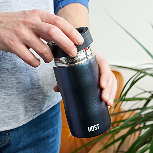 HOST Stay-Chill Beer Cozy Insulated Can Cooler Tumbler - Double Walled Stainless Steel Beer Can Insulator Holder for Slim Sized Cans - Galaxy Black by Host - Used condition - Image 6