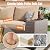 Aoxun 13 Pieces Patio Furniture Set with 44” Fire Pit Table Wicker Rattan Outdoor Sectional Conversation Set with Coffee Table and 4” Thickened Cushions, Beige (Waterproof Cover Included)