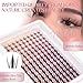 Fairy Lash Clusters Manga Cluster Eyelash NINGLASH Anime Lash Clusters Wispy Eyelashes Extensions Natural Look C Curl Individual 8-18MM 140pcs Wet-Look Spiky Eye Lash Ultra-Thin Clear Lash Band