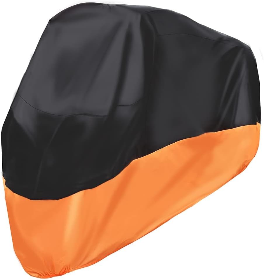 Motorcycle Cover Waterproof for Harley Davidson Street Glide Touring XXXL Orange