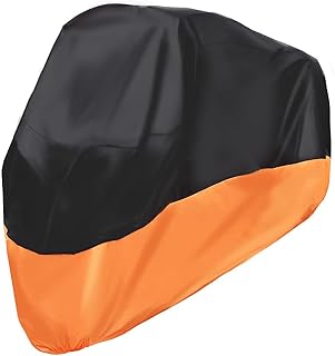 Motorcycle Cover Waterproof for Harley Davidson Street Glide Touring XXXL Orange