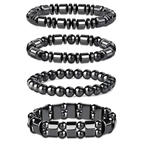 THUNARAZ Hematite Bracelet Set Cover