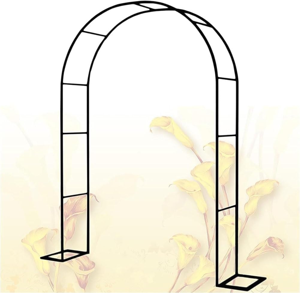 Metal Garden Arch Heavy Duty Rose Arbor Climbing Plants Support Archway Large Wedding Arches 140Cm 180Cm 240Cm 120Cm Wide,Green,W1.4M*H2.3M