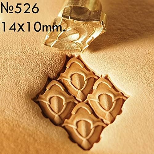 DandS ltd Leather Stamp Tool, Professional Steel Craft Tool for Leatherworking, Embossing, Carving & Stamping Leather Projects, Belts Wallets & DIY Projects Compatible with Mallet #526