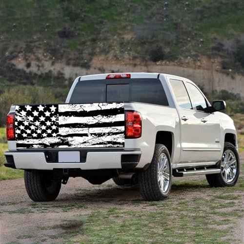 Image of Truck Tailgate Wraps Decal - 66x23.6 in America Flag Decal Graphics Tailgate Decals for Trucks, Tailgate Wraps for Trucks,Truck Tailgate Graphics - Tailgate Decal-29