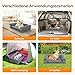 Growaystory Hundebett orthopädisches Hundesofa Hundecouch mit eierförmiger Ergonomischer Kistenschaum waschbar rutschfest (50x40x18CM, 3-seitiger Umrandung)