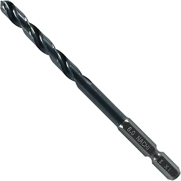 Nachi Hex Shaft Ironwork Drill Swift Precision 0.24 inches 6.0 mm