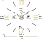 VANGOLD Wall Clock for Living Room Decorations Gift