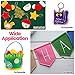 Moukeren 460 Pcs Felt Sheets Bulk 1 mm Thick Soft Felt Fabric Sheet 20 Assorted Colors for DIY Craft Sewing Squares Nonwoven Patchwork (4 x 4 Inch)