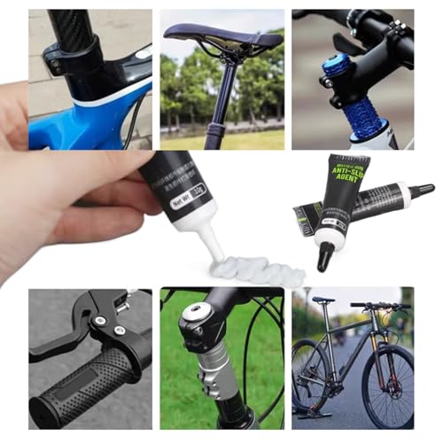 2Pcs Bicycles Seatpost Nonslip Oil Pastes Carbon Fibers Antislip Agent 10g Road Bike Seat Tube Front Fork Stem Grease