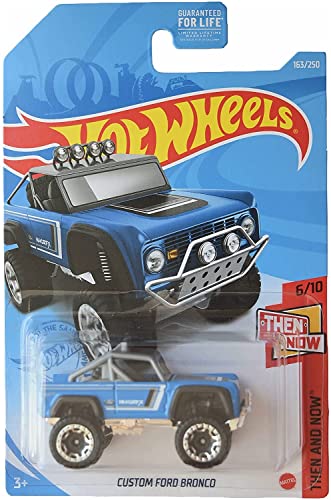 Hot Wheels Custom Ford Bronco azul 1:64 miniatura 1